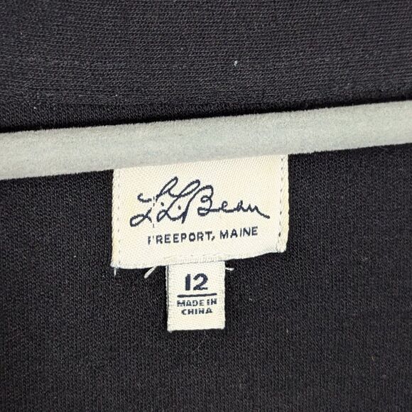 Vintage LL Bean Size 12 100% Wool Long Sleeve Midi Shirt Dress Collared READ! - Picture 3 of 9